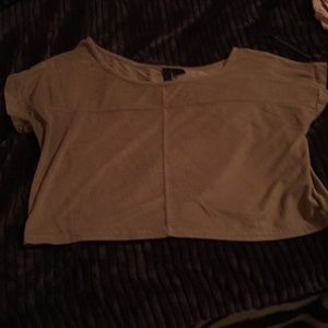 Tan crop top